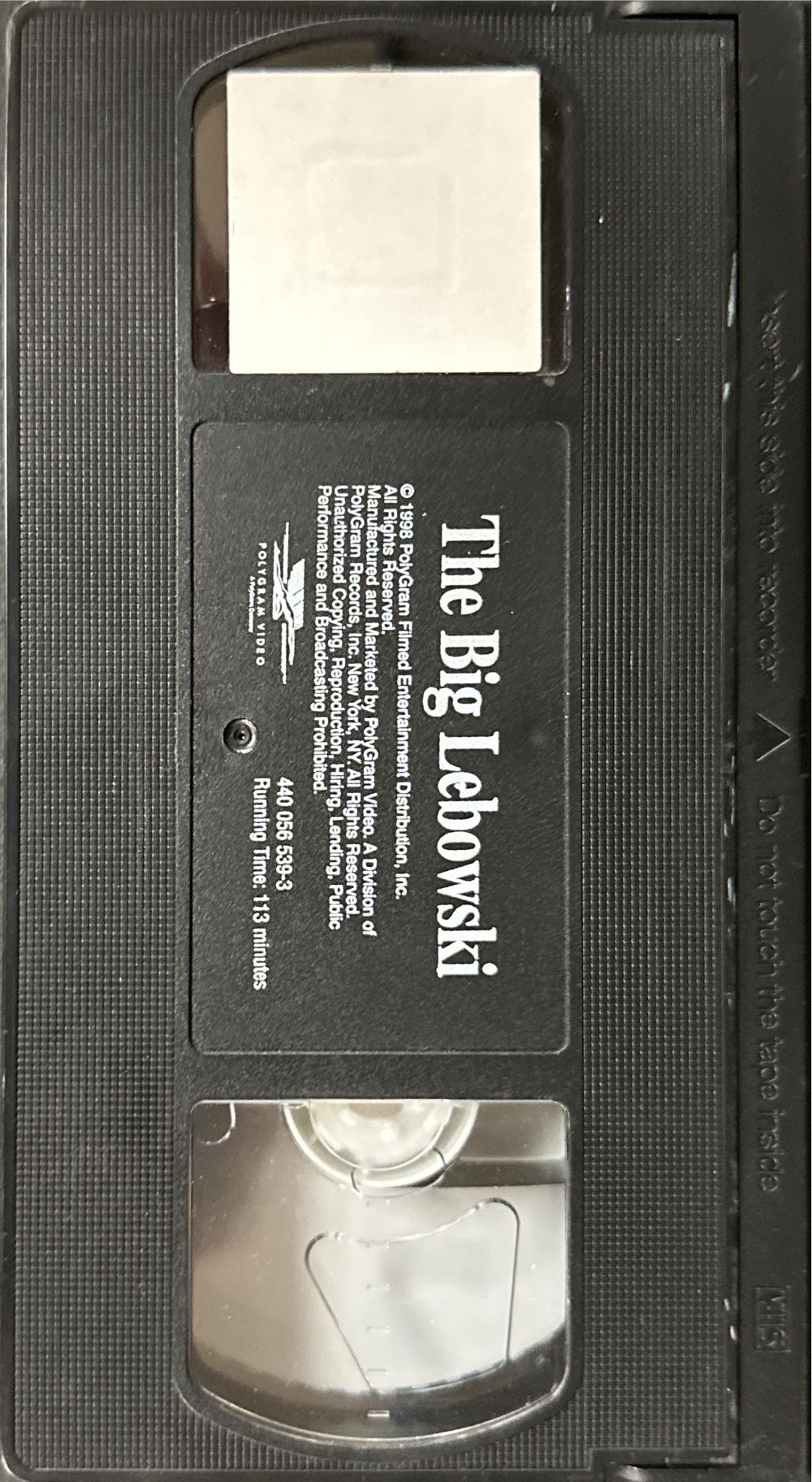 The Big Lebowski VHS movie collectible [Barcode 044005653939] - Main Image 4