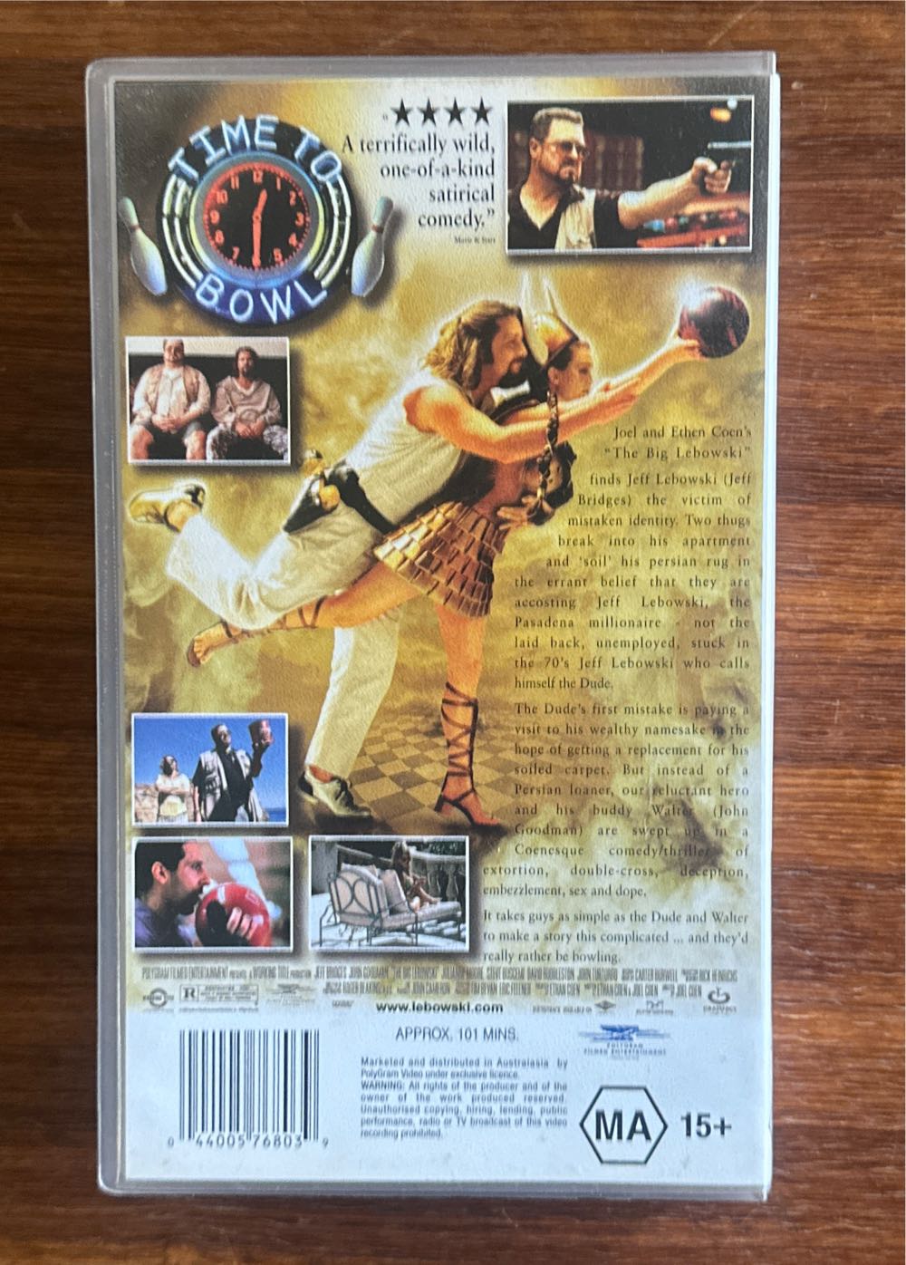 The Big Lebowski (1998) VHS VHS movie collectible [Barcode 04409564] - Main Image 2