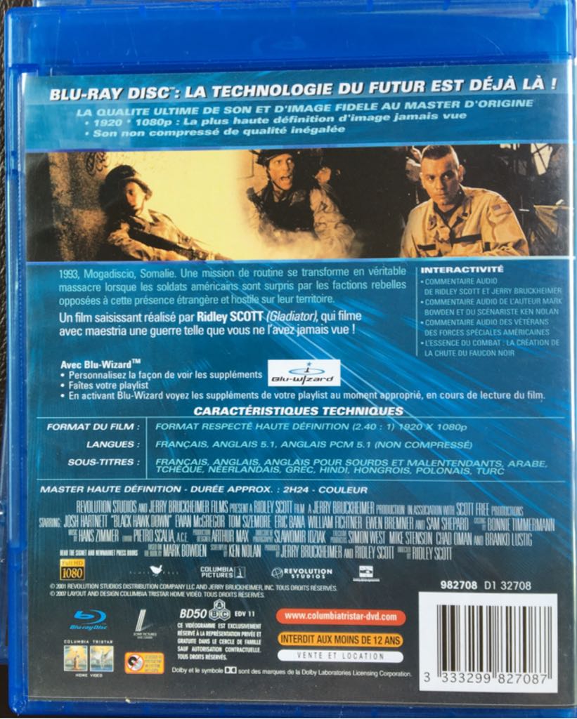 La chute du Faucon Noir Blu-ray movie collectible [Barcode 3333299827087] - Main Image 2