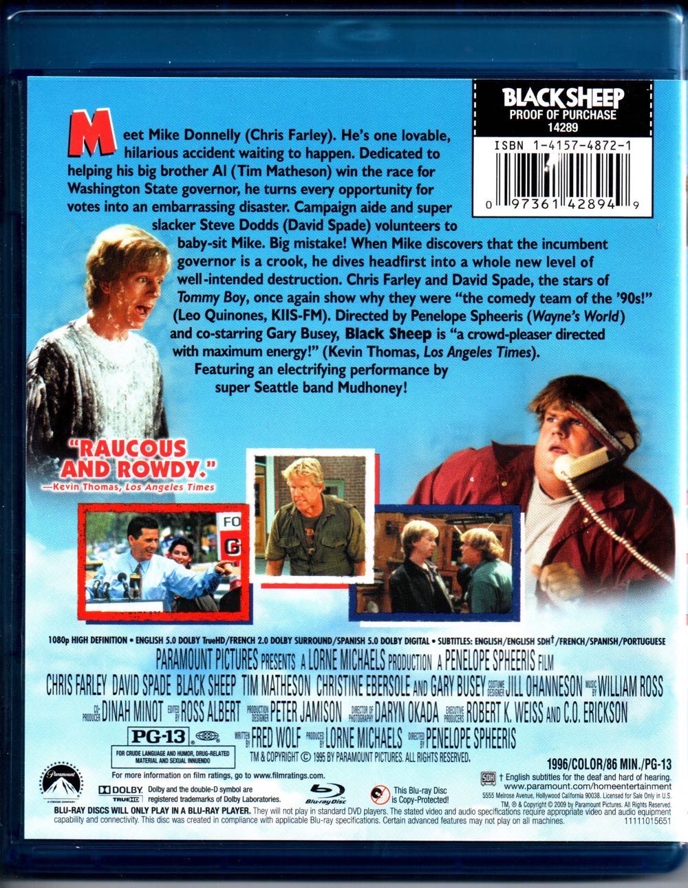 Black Sheep Fandango at Home movie collectible [Barcode 097361428949] - Main Image 4