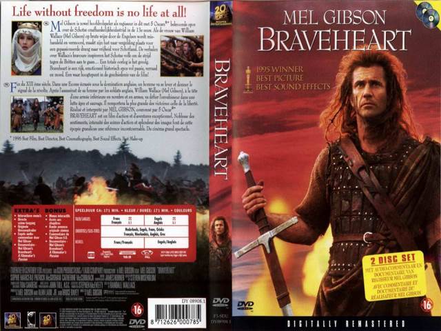 Braveheart DVD movie collectible [Barcode 097361558448] - Main Image 2