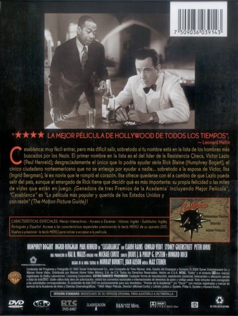 Casablanca DVD-R movie collectible - Main Image 2