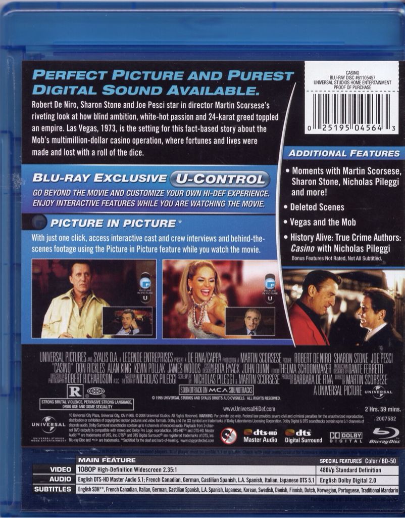 Casino HD DVD movie collectible - Main Image 2