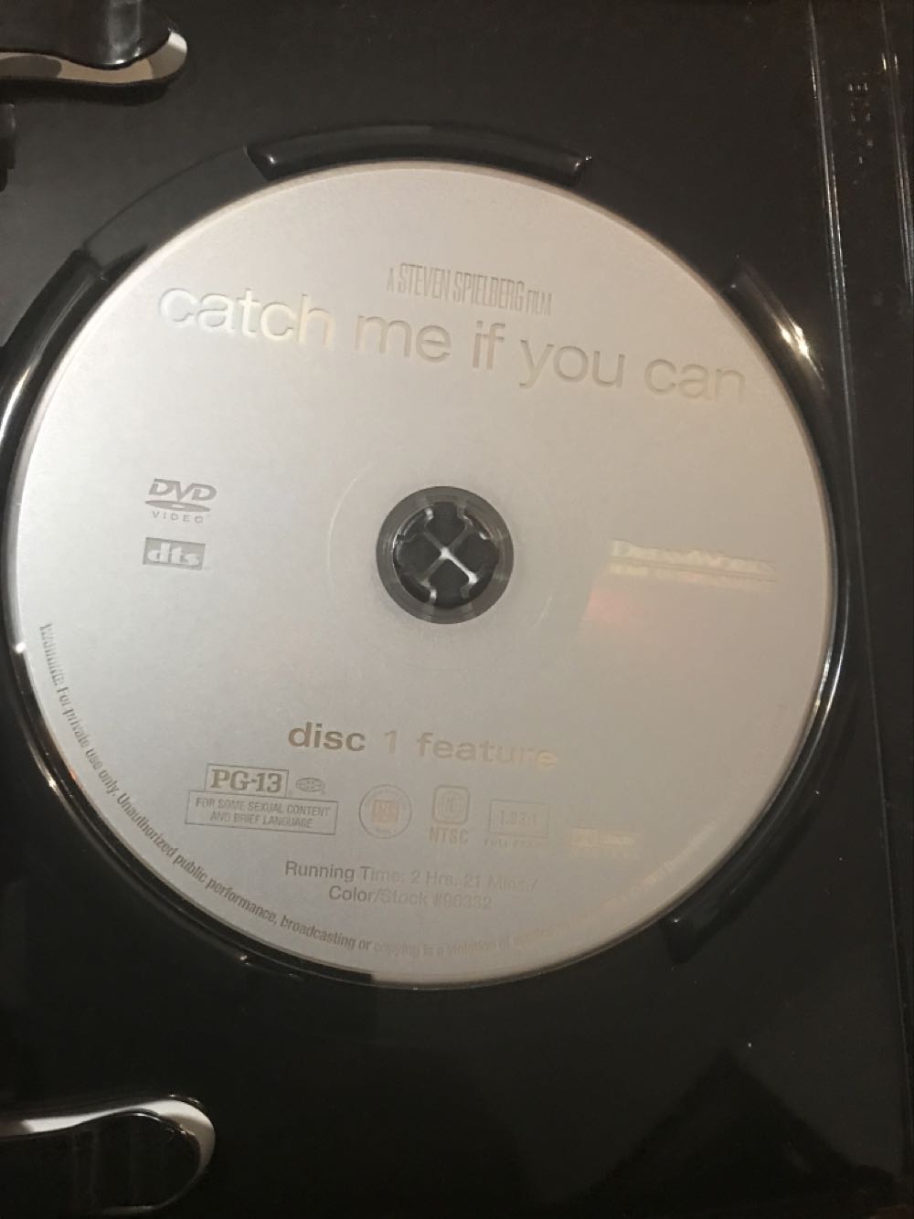 Catch Me If You Can DVD movie collectible [Barcode 678149033229] - Main Image 3