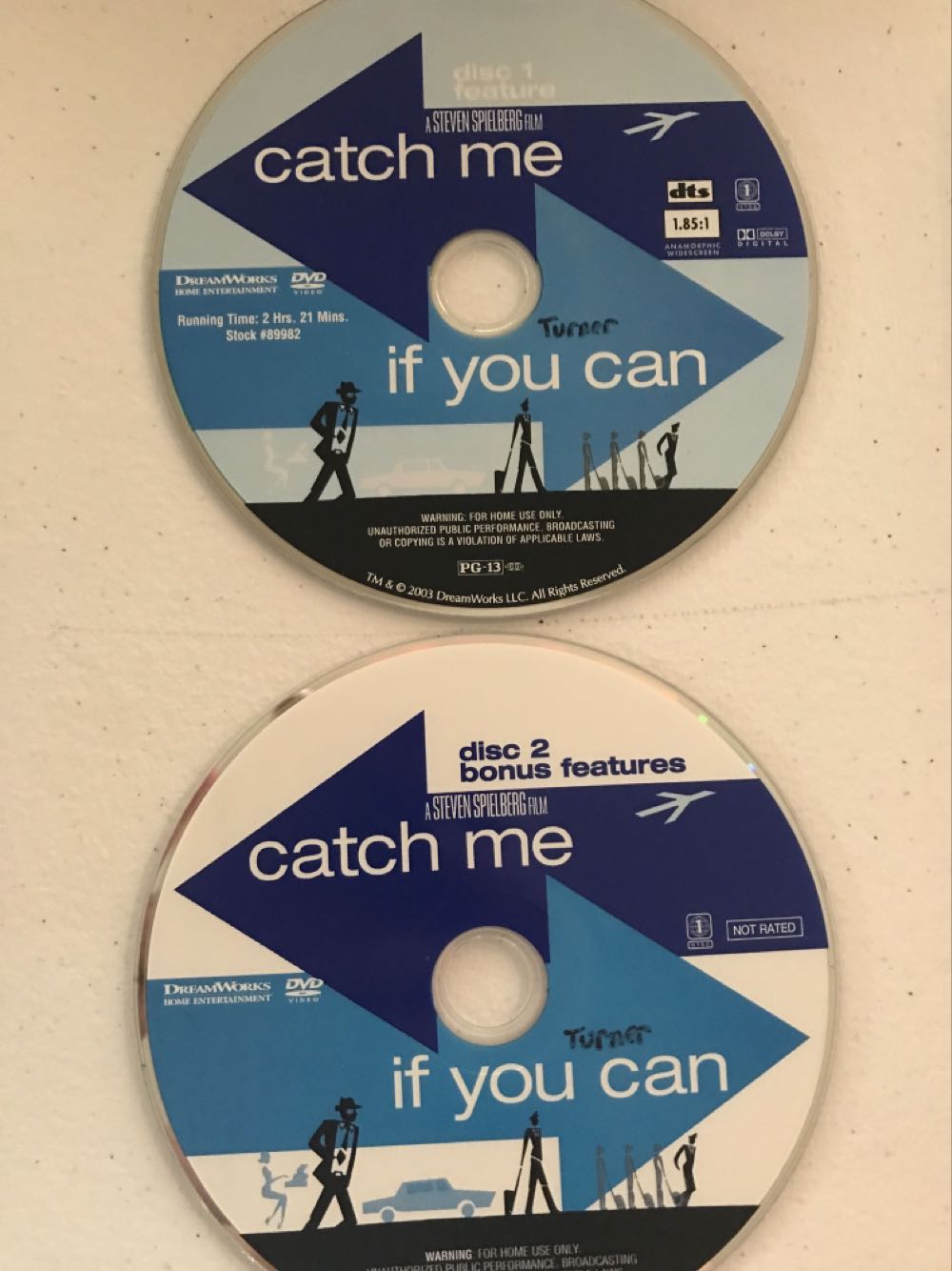 Catch Me If You Can DVD movie collectible [Barcode 7332504000594] - Main Image 3