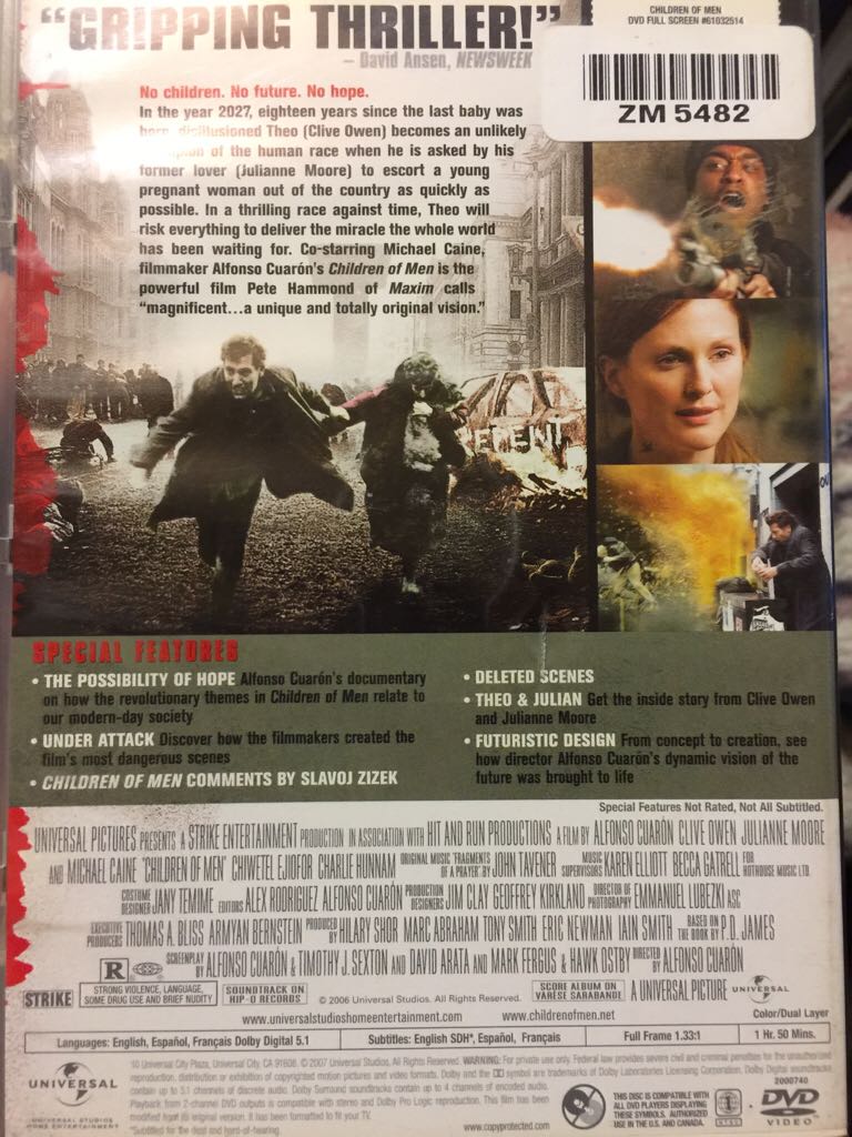 Children of Men DVD movie collectible - Main Image 2