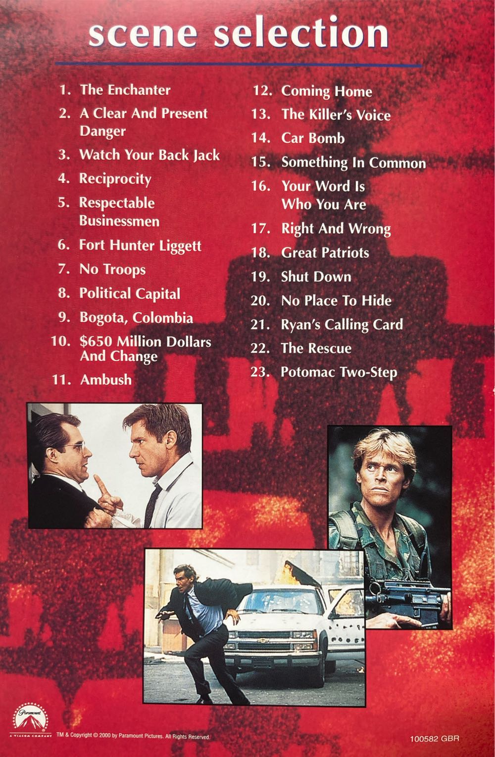 Clear and Present Danger DVD movie collectible [Barcode 8714865555248] - Main Image 3