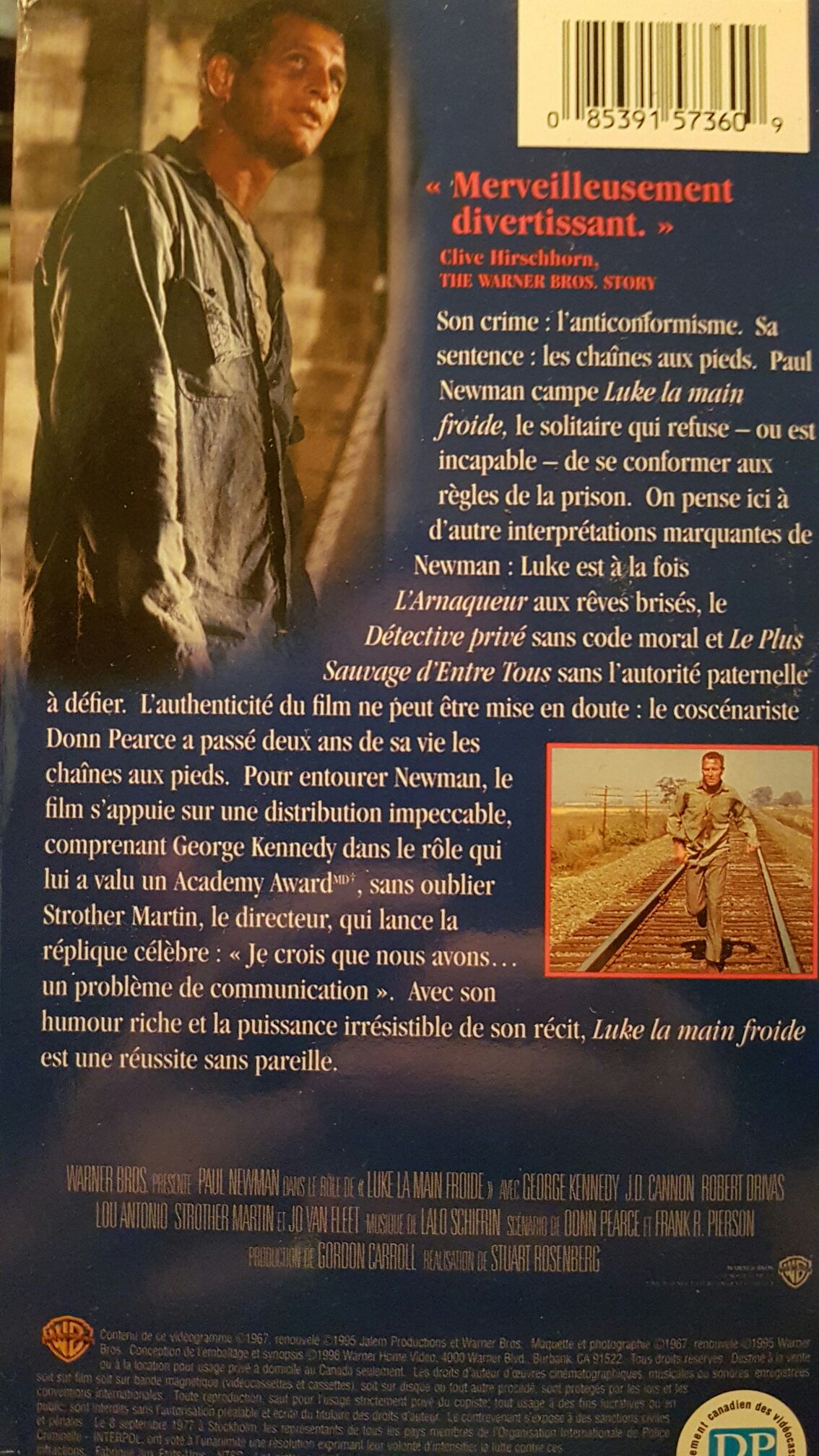 Cool Hand Luke VHS movie collectible [Barcode 7321931110372] - Main Image 2