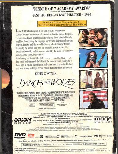 Dansar Med Vargar DVD movie collectible [Barcode 5706112358873] - Main Image 2