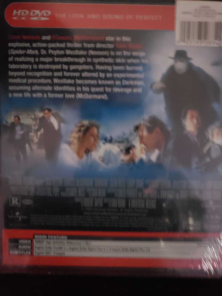 Darkman HD DVD movie collectible [Barcode 00025193283429] - Main Image 2