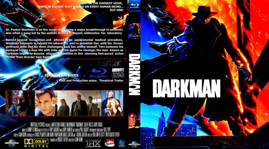 Darkman Blu-ray movie collectible [Barcode 025192049989] - Main Image 2