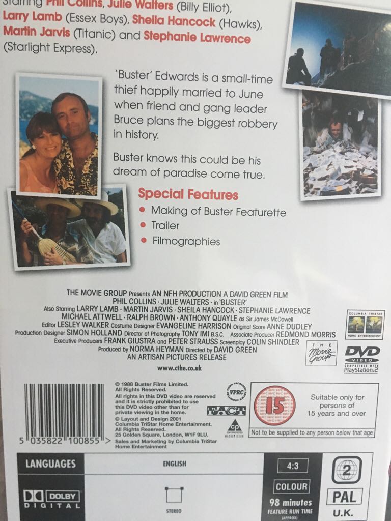 Dirty Dancing DVD movie collectible [Barcode 5035822100855] - Main Image 2