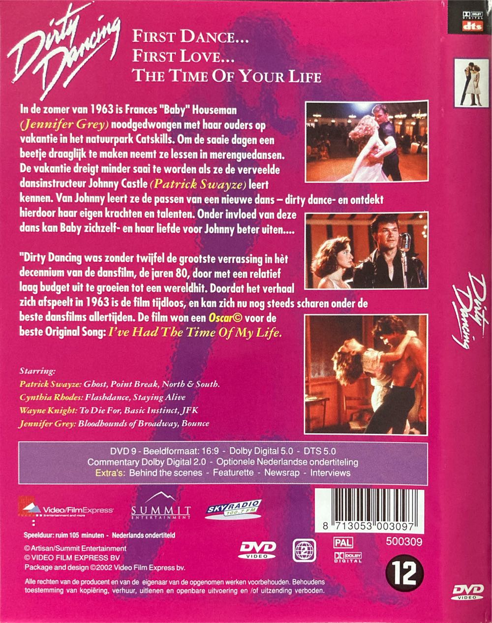 Dirty Dancing DVD movie collectible [Barcode 8713053003097] - Main Image 2