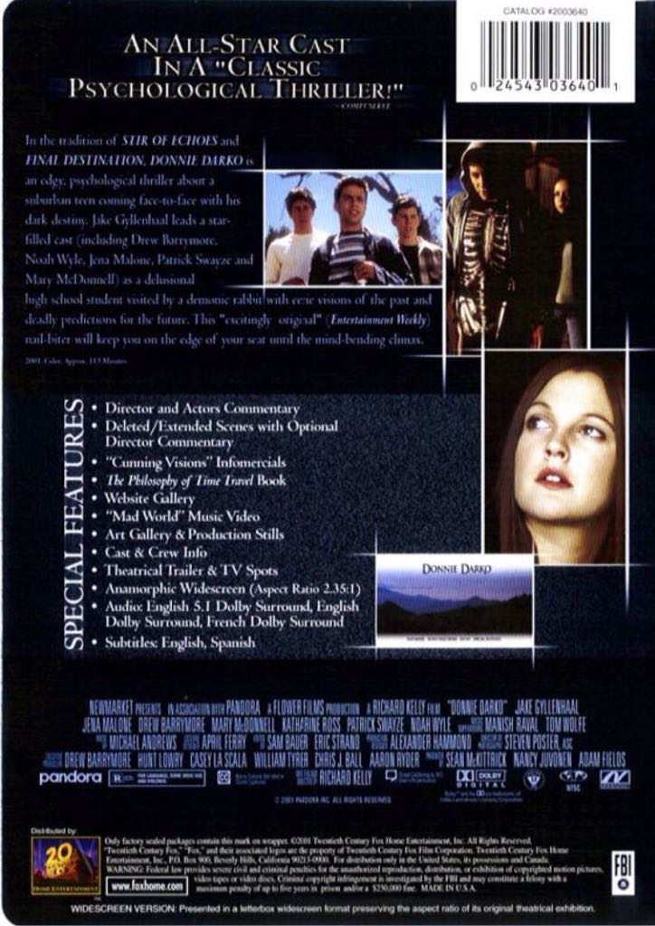 Donnie Darko DVD movie collectible - Main Image 2