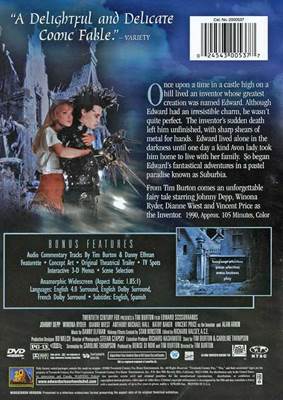 Edward Scissorhands VHS movie collectible - Main Image 2