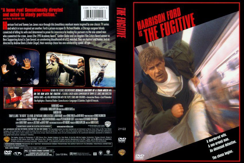 The Fugitive DVD movie collectible [Barcode 7321900210003] - Main Image 2