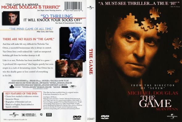The Game DVD movie collectible [Barcode 5050582483796] - Main Image 2