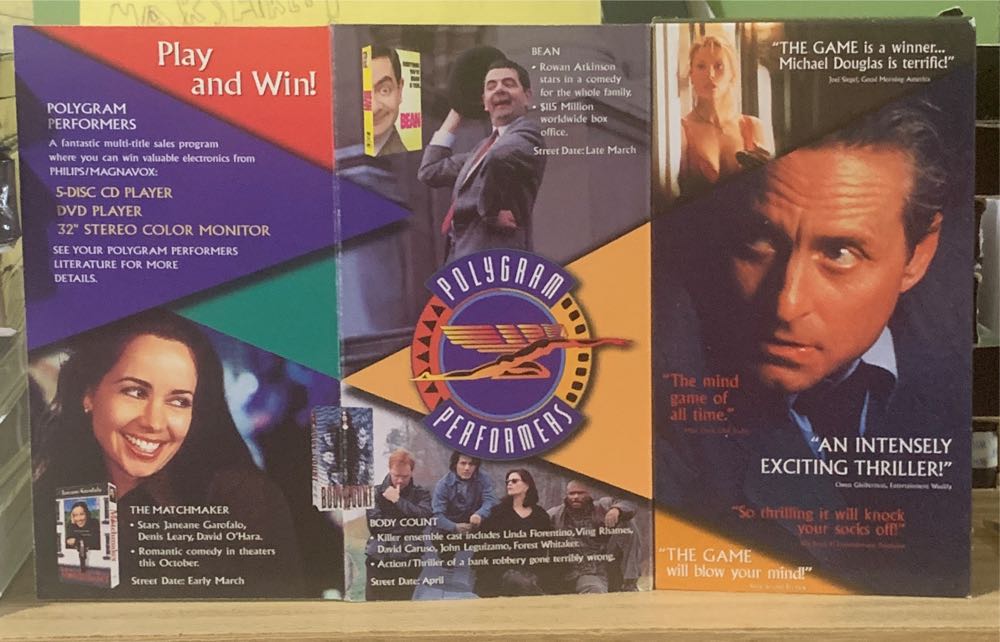 The Game - Screening Copy VHS movie collectible [Barcode 777499718791] - Main Image 4