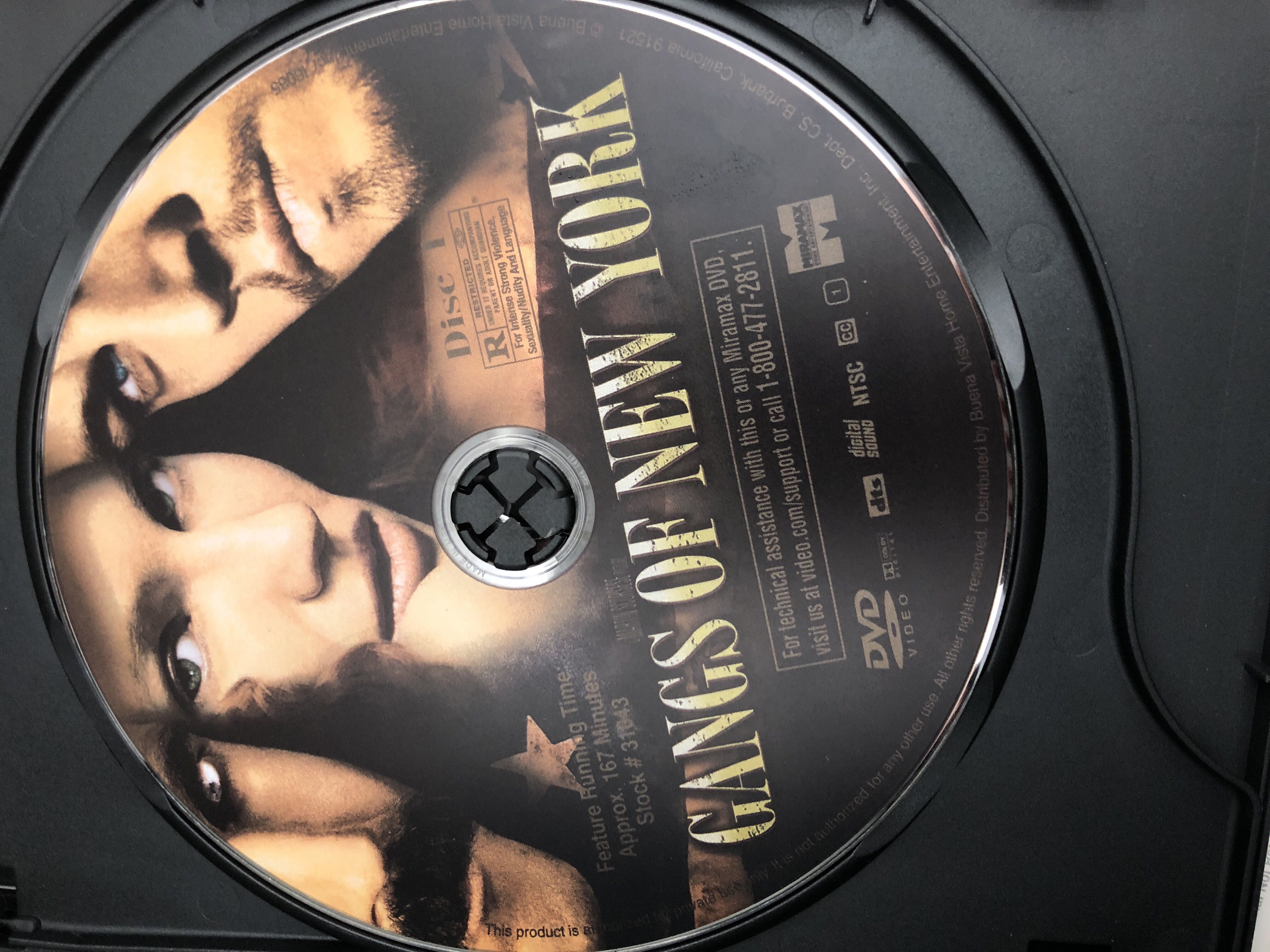 Gangs of New York DVD movie collectible [Barcode 786936165371] - Main Image 3