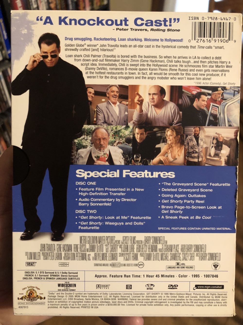 Get Shorty DVD movie collectible [Barcode 027616919069] - Main Image 3