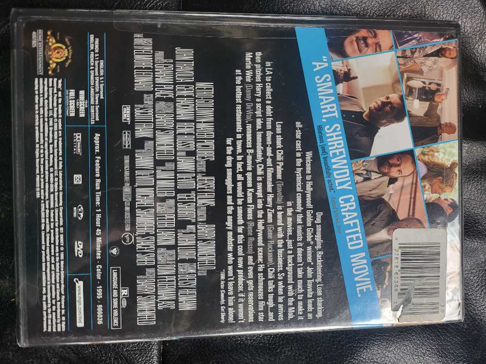 Get Shorty (SEALED) DVD movie collectible [Barcode 7321931560368] - Main Image 2