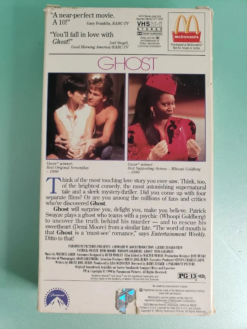 Ghost VHS movie collectible [Barcode 9736320043] - Main Image 2