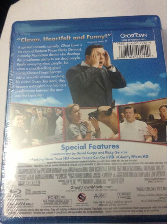 Ghost Town Blu-ray movie collectible [Barcode 097361401140] - Main Image 2