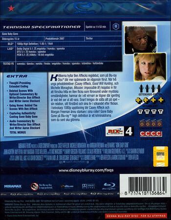 Gone Baby Gone Blu-ray movie collectible - Main Image 2