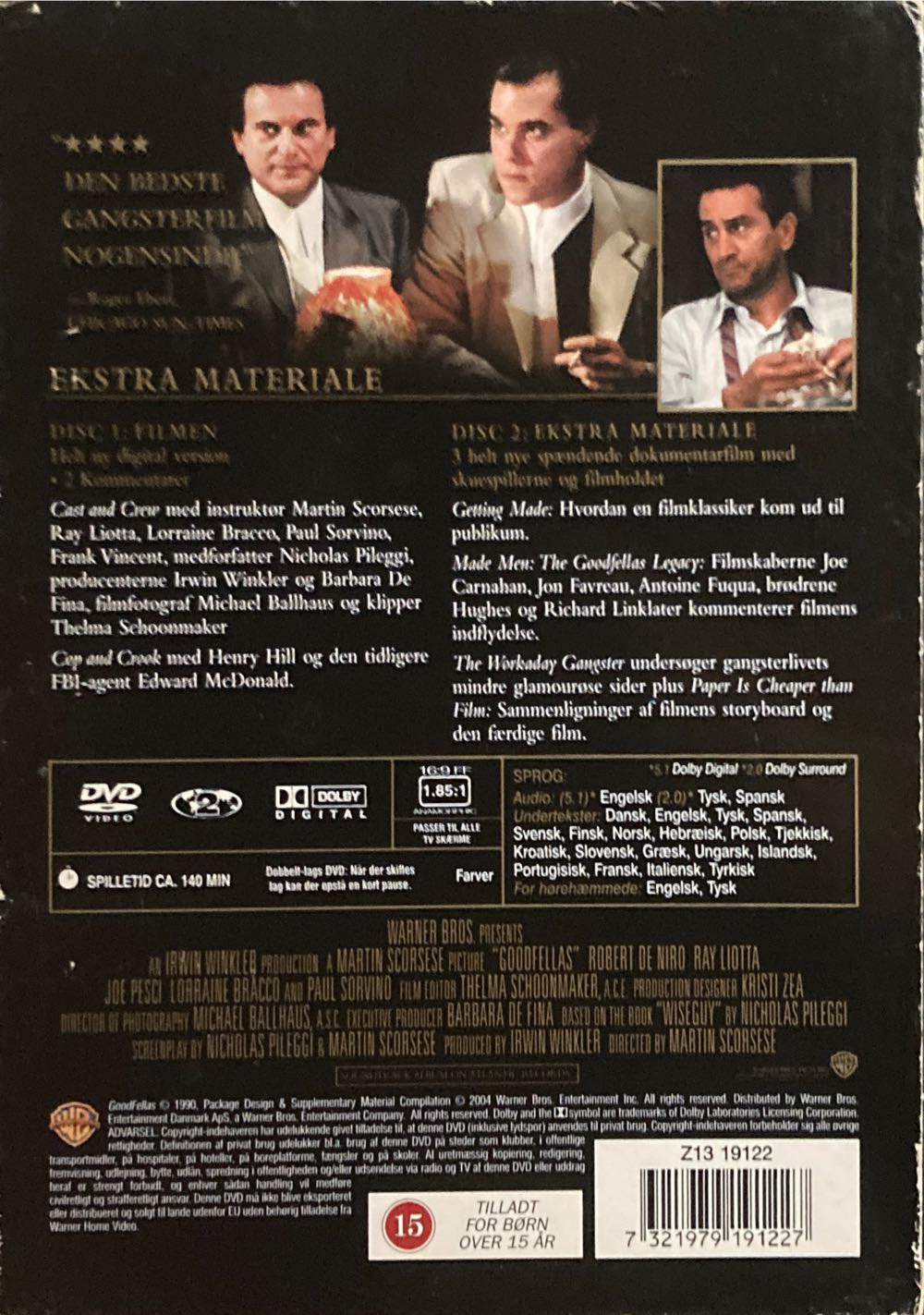 Goodfellas DVD movie collectible [Barcode 7321979191227] - Main Image 2