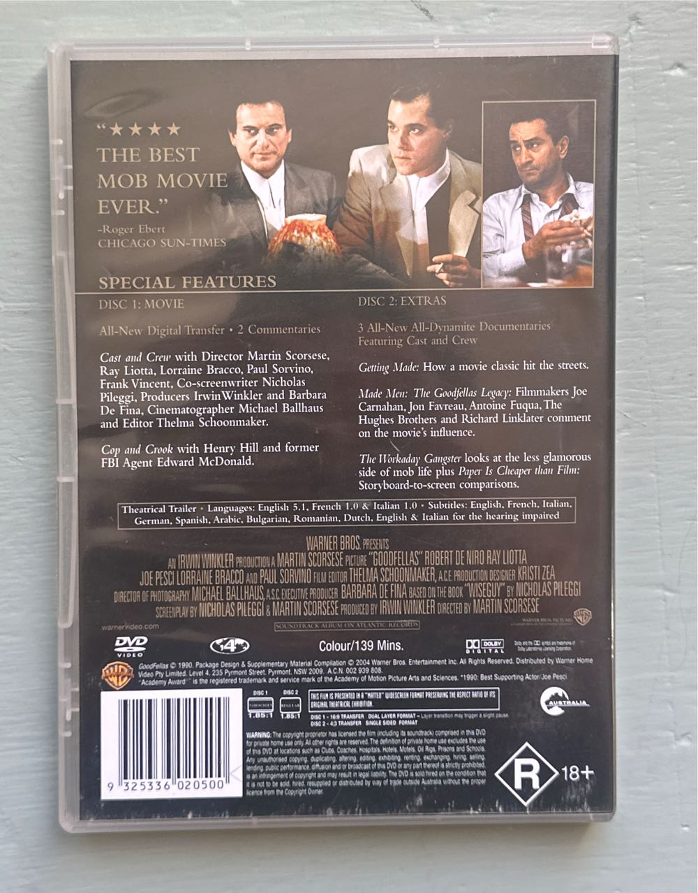 Goodfellas DVD movie collectible [Barcode 9325336020500] - Main Image 2