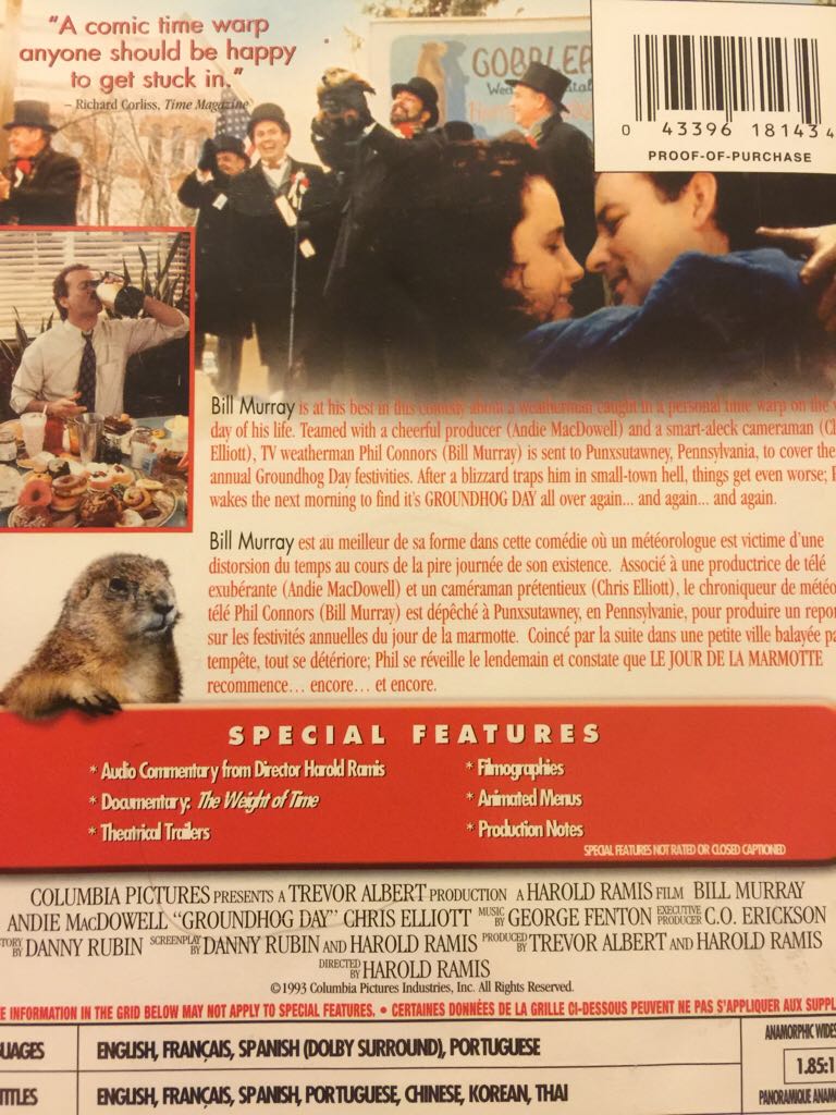 Groundhog Day Digital Copy movie collectible [Barcode 043396181434] - Main Image 2