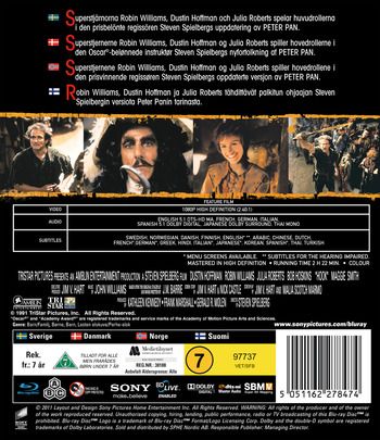 Hook Blu-ray movie collectible [Barcode 5050629318715] - Main Image 2