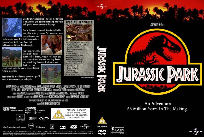 Jurassic Park VHS movie collectible - Main Image 2