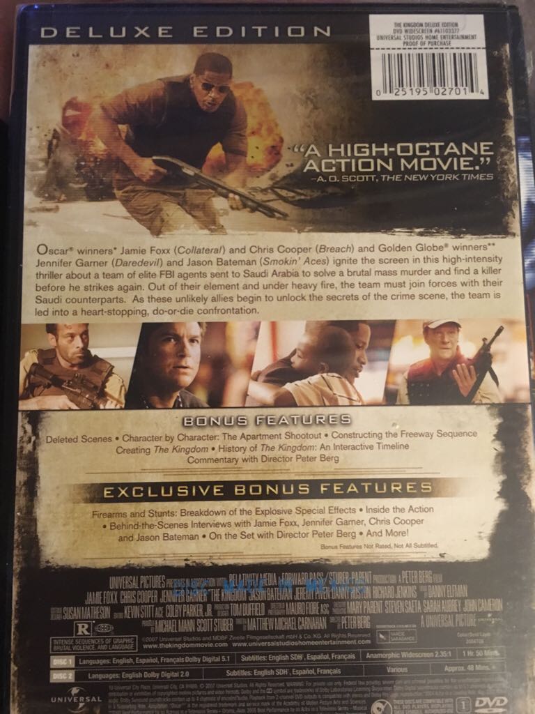 The Kingdom Digital Copy movie collectible [Barcode 025195027014] - Main Image 2