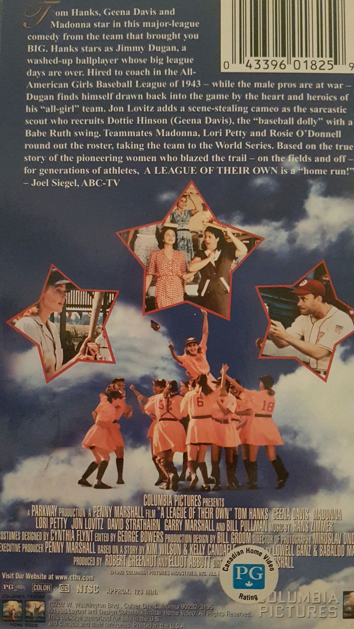 A League of Their Own [VHS] VHS movie collectible [Barcode 043396512238] - Main Image 2