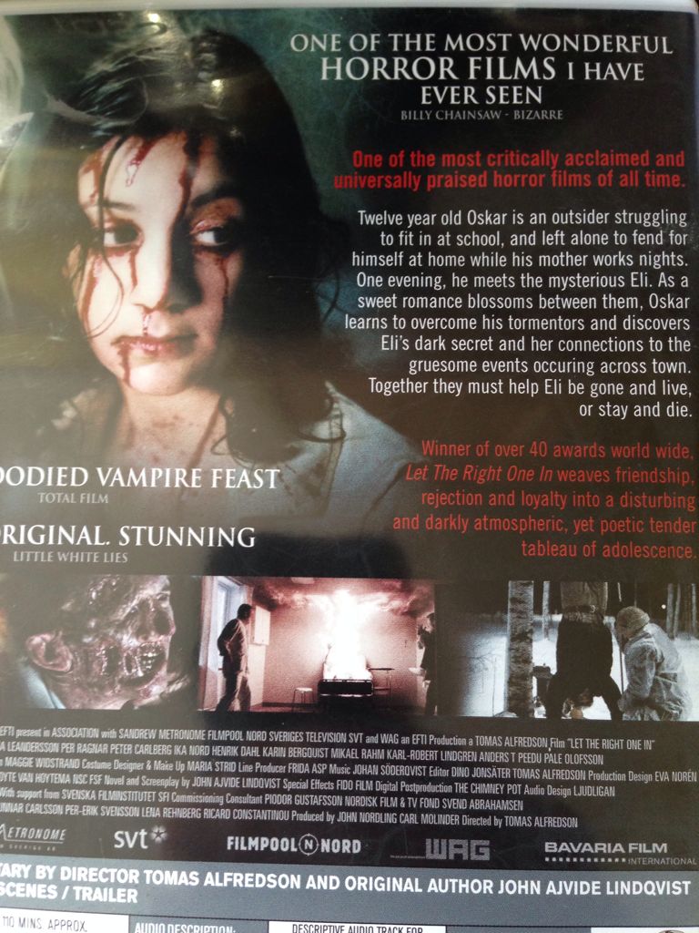 Let the Right One In DVD movie collectible [Barcode 5060116723618] - Main Image 2