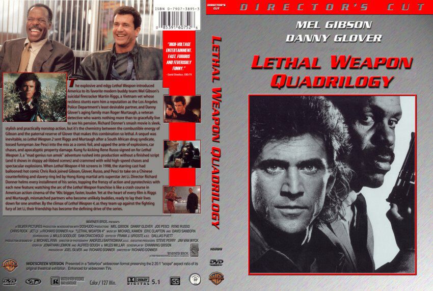 LETHAL WEAPON I(1987) •dvd• DVD movie collectible [Barcode 7321900117098] - Main Image 2