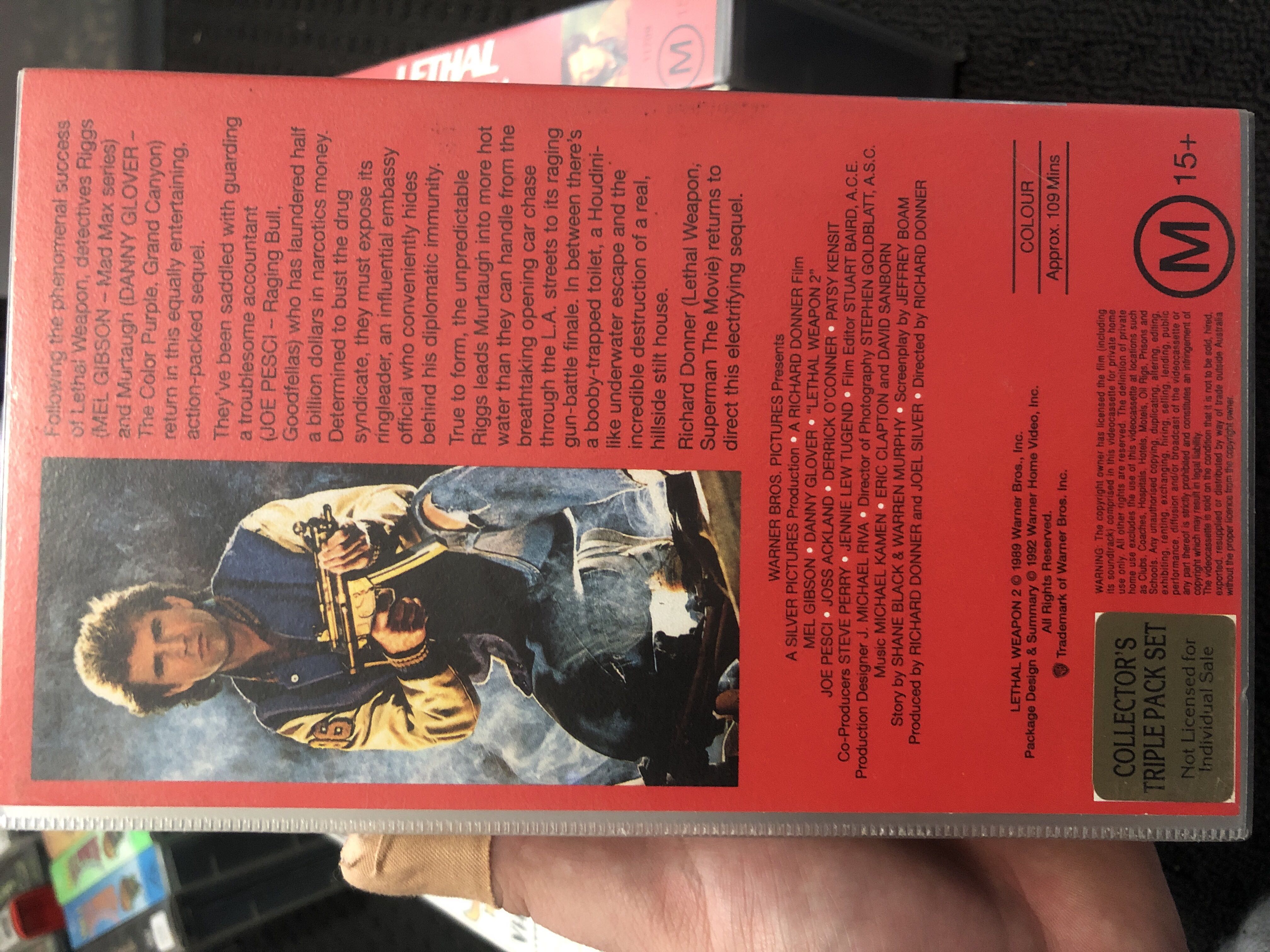 Lethal Weapon 2 VHS movie collectible [Barcode 085391667537] - Main Image 2