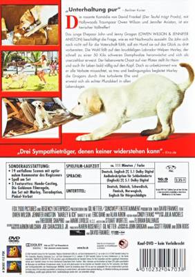 Marley & Me DVD movie collectible [Barcode 5039036041379] - Main Image 2