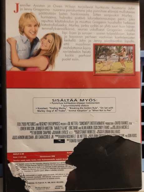 Marley & Me DVD movie collectible [Barcode 6438044221251] - Main Image 2