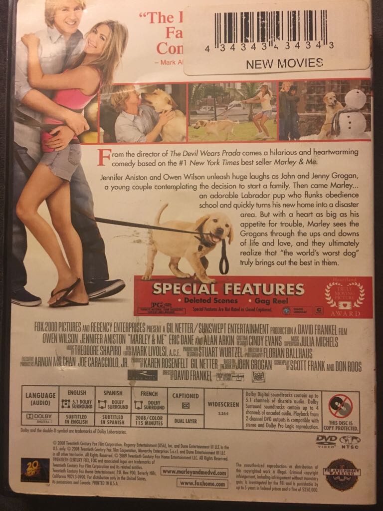 Marley & Me DVD movie collectible - Main Image 2