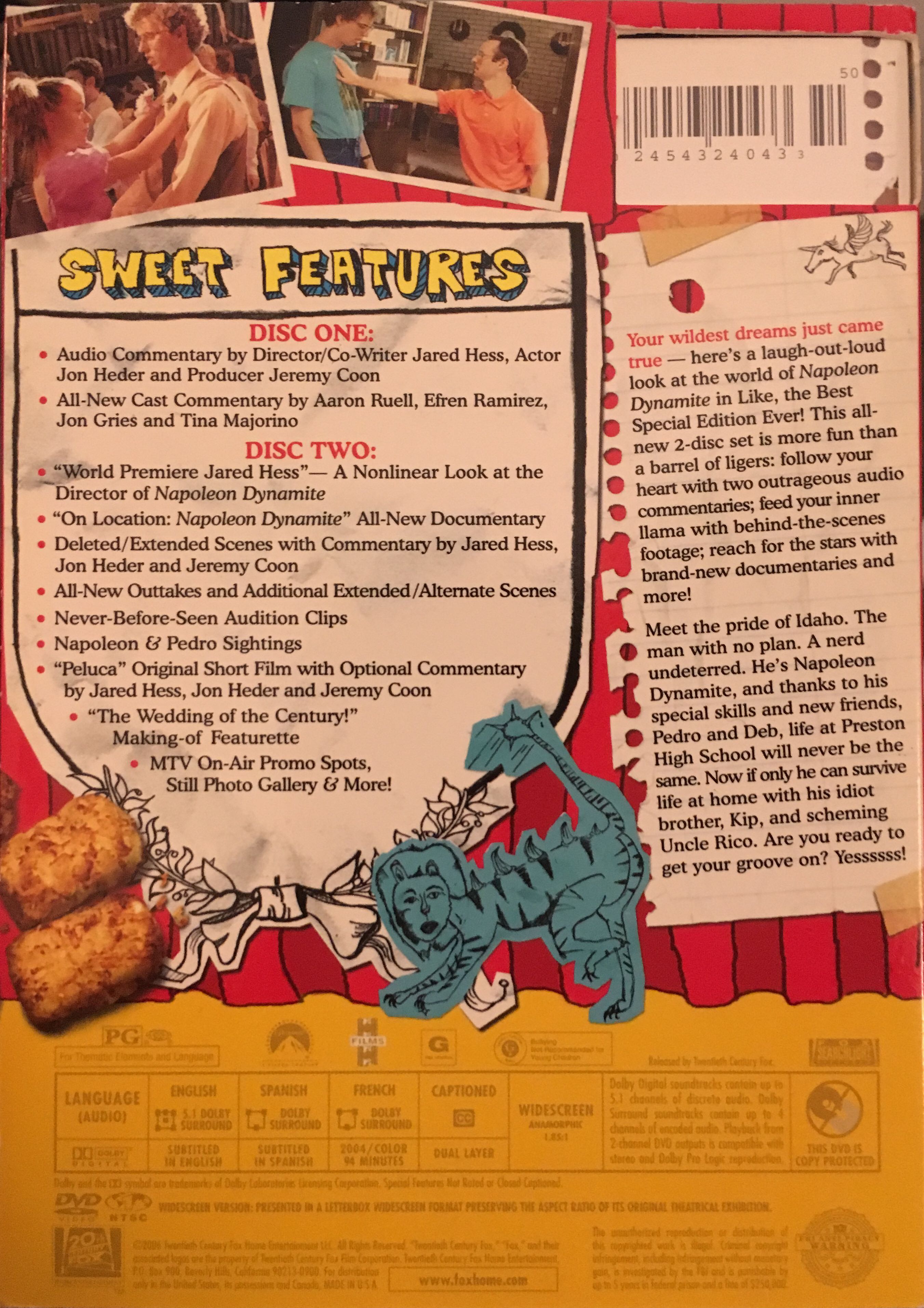 Napoleon Dynamite DVD movie collectible [Barcode 024543240433] - Main Image 3