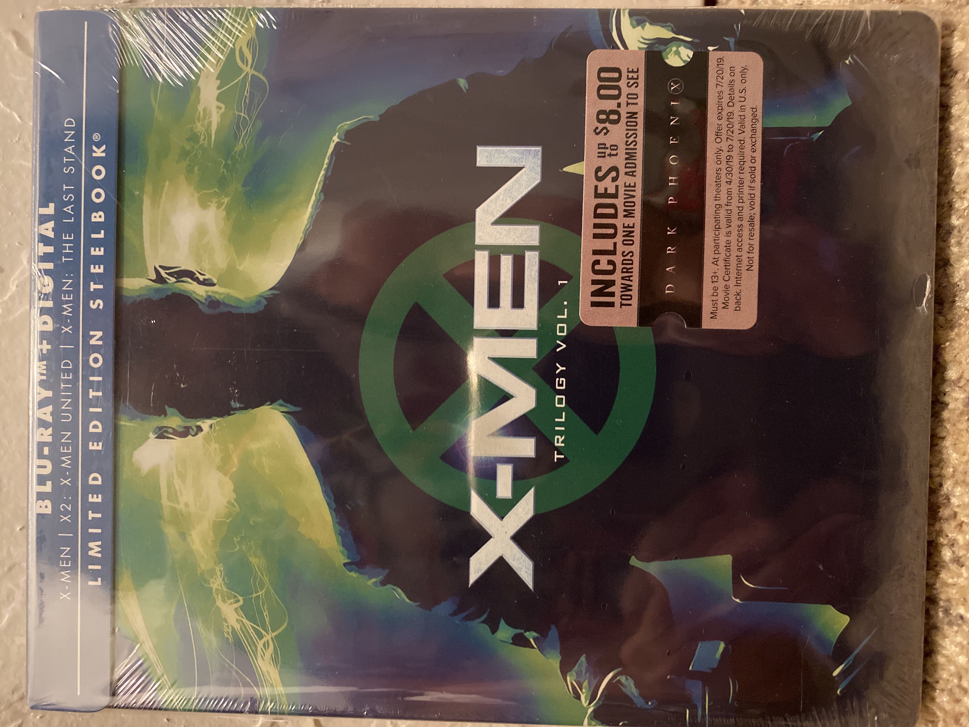 X-Men Trilogy Volume 1 Blu-ray movie collectible [Barcode 024543580621] - Main Image 1