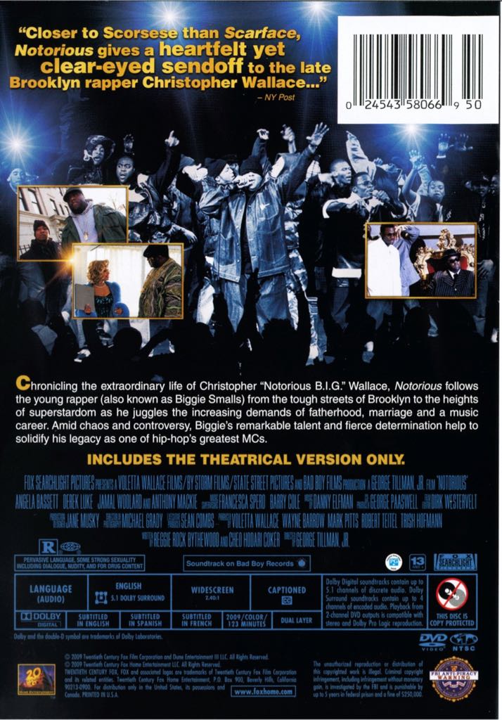 Notorious (2), Snowden (1) DVD movie collectible [Barcode 8712626043034] - Main Image 2