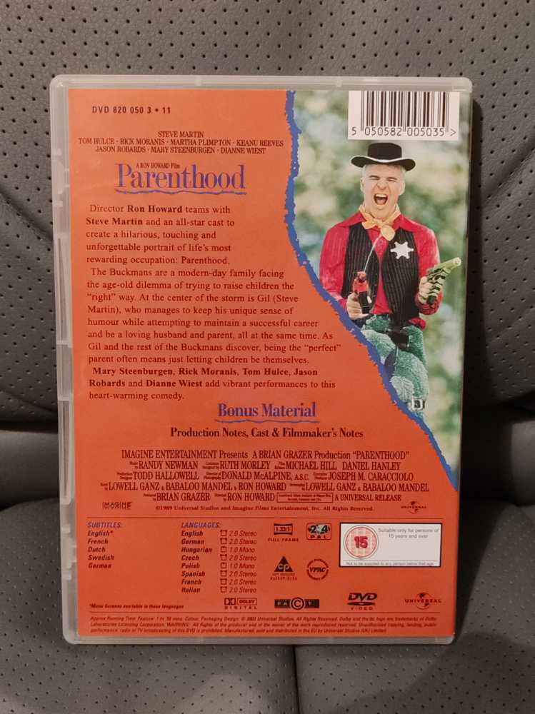 Parenthood DVD movie collectible [Barcode 5050582005035] - Main Image 2