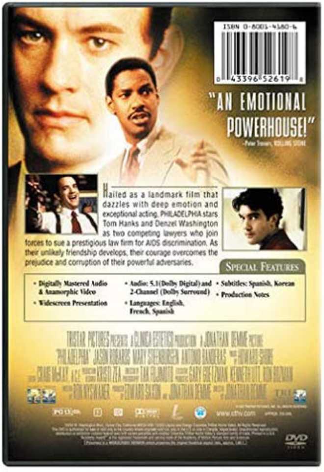 Philadelphia HD DVD movie collectible [Barcode 8712609679656] - Main Image 2