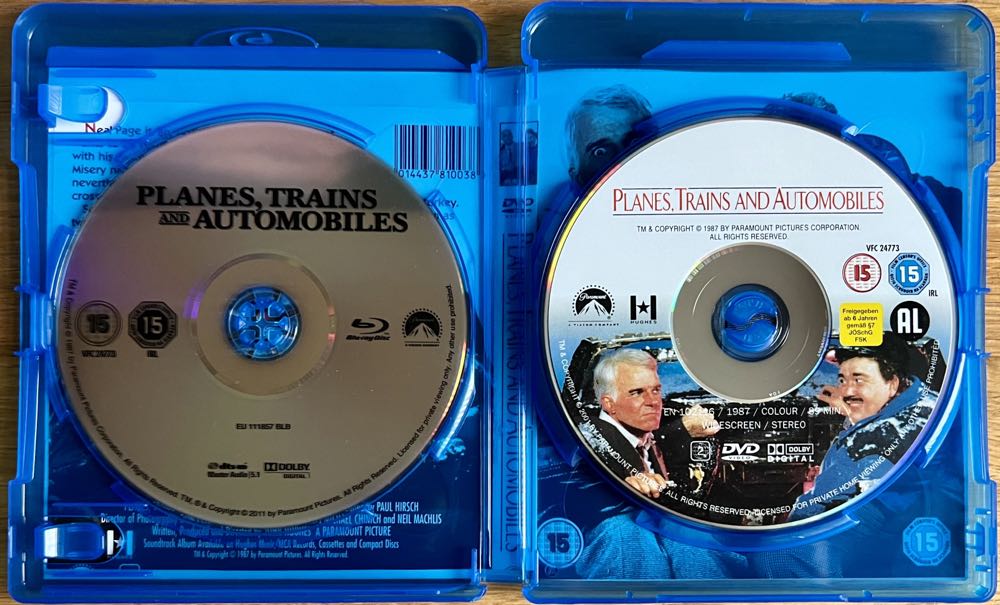 Planes, Trains and Automobiles Blu-ray movie collectible [Barcode 5051368229133] - Main Image 3