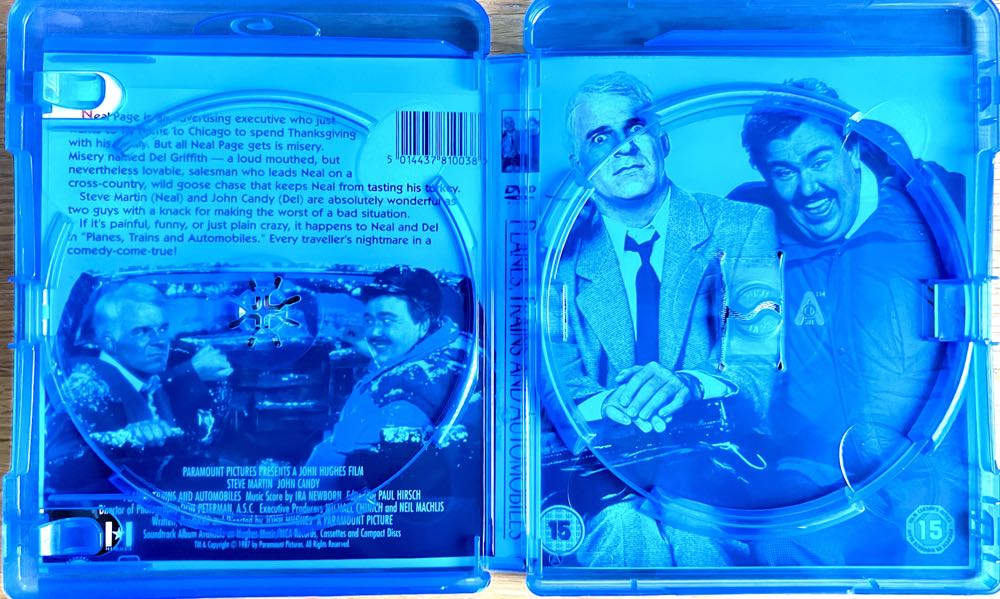 Planes, Trains and Automobiles Blu-ray movie collectible [Barcode 5051368229133] - Main Image 4