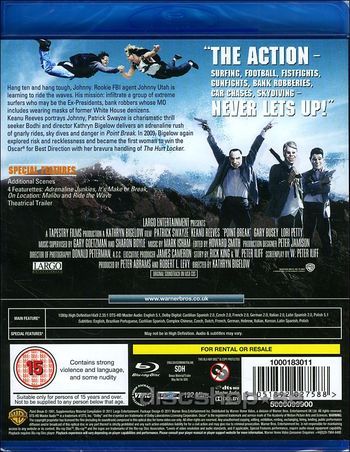 Point Break Blu-ray movie collectible [Barcode 9325336124574] - Main Image 2