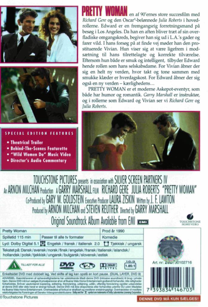 Pretty Woman X DVD movie collectible [Barcode 8171418066727] - Main Image 2